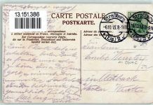 Prägedruck AK Trachten Elsass 1913 AK mit Stoff