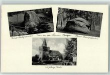 15518 O1241 Rauen b Fürstenwalde, Spree - Grosser Kleiner Markgrafenstein 400 jährige Kirche
