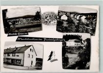 95168 W8688 Marktleuthen Foto AK Gemischtwarenladen Dorfstraße