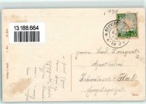 93453 W8497 Neukirchen b Hl Blut 1908 - Schulhaus Pfarrkirche