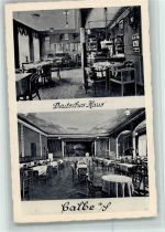 39240 O3310 Calbe - Deutsches Haus Innenaufnahmen 2-Bildaufnahme
