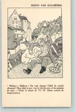 Nr. 113 Editeur P.J. Gallais Karikatur Satire AK Antipropaganda WK I