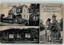 01904 O8505 Niederneukirch OT Neukirch, Lausitz - Cafe Valtental Bethlehemstift Elisabeth-Stiftung Koffer Regenschirm