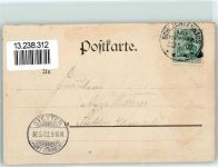 79585 W7853 Endenburg 1902 Gebrauchsspuren Pension Gasthaus Zum Pflug Bes J. Reif