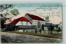 26340 W2932 Zetel 1914 Gebrauchsspuren Hotel Hemken AK