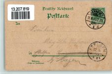 30989 W3007 Gehrden , Han 1899 Lithographie Bergrestaurant Ortsansicht 2-Bildaufnahme