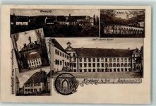 72160 W7240 Kirchberg , Kr Horb am Neckar Gebrauchsspuren Arkaden Hof ehem. Kloster Tor Akerbauschule