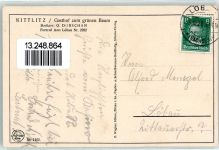 02708 O8701 Kittlitz b Löbau Gebrauchsspuren Gasthaus zum grünen Baum Saal