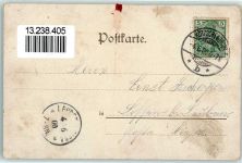 01445 O8122 Kötzschenbroda 1900 Gebrauchsspuren Friedensburg Lithographie