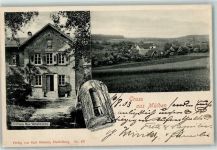 69429 W6935 Mülben 1903 Gebrauchsspuren Forsthaus Max Wilhelmshöhe Katzenbuckelturm