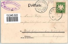 83313 W8227 Maria Eck , Kr Traunstein, Oberbay 1901 Künstlerkarte Klosterkirche sign. E. Marschall