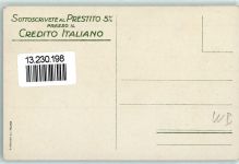 Prestito Credito Italiano Propaganda WK I Mauzan, A.