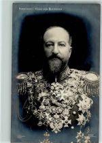 Ferdinand König Uniform mit Orden AK Adel Bulgarien Foto AK