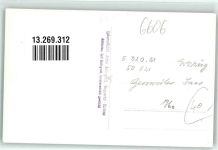66111 W6600 Gersweiler , Saar Foto AK 1960 Eisenbahn Lok E 320 21 50 821 Ort handschriftlich