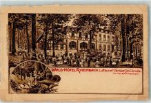 53359 W5308 Rheinbach - Hotel Reinbach Gartenwirtschaft Rehe Auerhahn