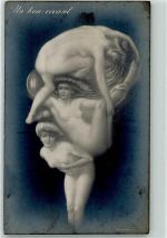 Un bon-vivant Erotk Akt Nude AK Metamorphose Fotomontage AK