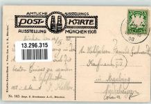 W8000 München Verein Münchner Brauereien Bierstube Gewerbeausstellung Brauerei 1908