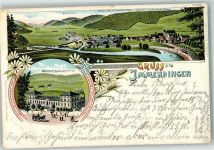 78194 W7717 Immendingen 1904 Lithographie Bahnhof Bahnhofsgasthaus Zimmern Donautal