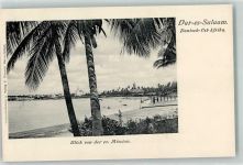 Daressalam 1899 - Blick von der ev. Mission