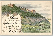 07778 O6904 Dornburg , Saale 1910 Lithographie