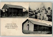 1911 Gebrauchsspuren Bahnpost Straßburg Saales Zug 364 16.2.11 Station d`Issele Eglise Habitation des Missionaires