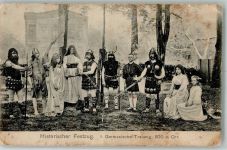 48465 W4443 Schüttorf 1910 Gebrauchsspuren Historischer Festzug Feier d. Schützengilde 20.-22.6.1908