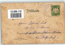 88316 W7972 Isny im Allgäu 1900 Lithographie / Mondschein Isny bei Nacht
