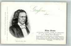 Elias Howe Erfinder der Nähmaschine Das Grosse Jahrhundert Serie G Nr. 257 Prominente 1900