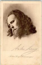W8103 Oberammergau Oberammergauer Passionsspiele Christusdarsteller Alois Lang Orginalunterschrift Autogramm Foto AK