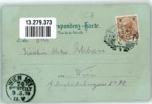 Marianske Lazne Marienbad 1899 Lithographie / Mondschein Waldquelle