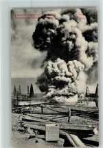 Bacou Baku - Naphta Oel Explosion Oelfeld Katastrophe