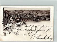 72160 W7240 Sulz am Neckar 1895 Gebrauchsspuren Lithographie