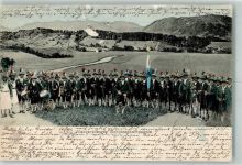 83646 W8170 Wackersberg b Bad Tölz 1903 Gebrauchsspuren Schützenkompagnie leichter Oberflächenschaden