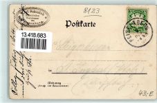 82383 W8126 Hohenpeißenberg 1897 Lithographie Zum Weinbauer Bad Hohen-Sulz