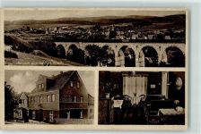 33184 W4791 Altenbeken - Gasthaus Cafe Cramer Viadukt Eisenbahn am Bahnhof