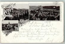 07980 O6602 Berga , Elster 1897 Lithographie