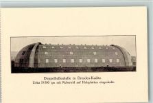 O8000 Kaditz Doppelballonhalle , sehr gute Erhaltung AK Ballon 1935