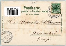 79618 W7888 Rheinfelden , Baden 1899 - Rheinfelden v. Warmbach aus Marktgasse