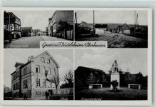 63654 W6470 Düdelsheim - Hauptstraße Schule Kriegerdenkmal