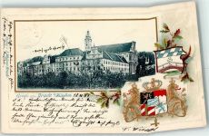 82256 W8080 Fürstenfeldbruck Prägedruck Wappen Scan verzogen