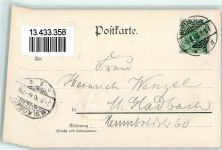 W1000 Berlin Mitte Erinnerung Besuch in Berlin anläßlich Großjährigkeitserklärung des Kronprinzen Kaiser Franz Josef I. 1900 Prägedruck