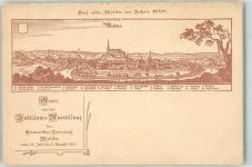 07570 O6518 Weida , Thür 1901 - Jubiläums Ausstellung des Gewerbe Vereins