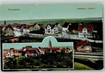 72280 W7295 Dornstetten , Württ Lithographie Gasthaus z. Bahnhof