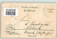 38889 O3721 Altenbrak 1900 Lithographie Wild Wald Gruss