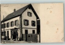 79367 W7831 Weisweil , Breisgau 1917 Gebrauchsspuren Wohnhaus mit Geschäftshandlung