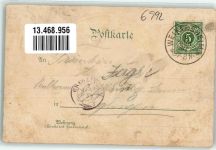 97990 W6992 Weikersheim 1897 Gebrauchsspuren