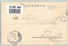 90518 W8503 Altdorf b. Nürnberg 1902 Prägedruck Unterer Marktplatz Passepartout