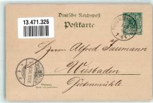 W1000 Berlin, unsortiert Gewerbe-Ausstellung 1896 Pavillon Rudolph Hertzog Privatganzsache Lithographie