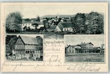 01904 O8505 Neukirch ,Lausitz 1901 - Bahnhof Niederneukirch Betlehemstift