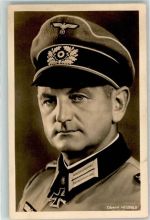 Oberst Hitzfeld Orden Photo Hoffmann R 71 Ritterkreuzträger Foto AK